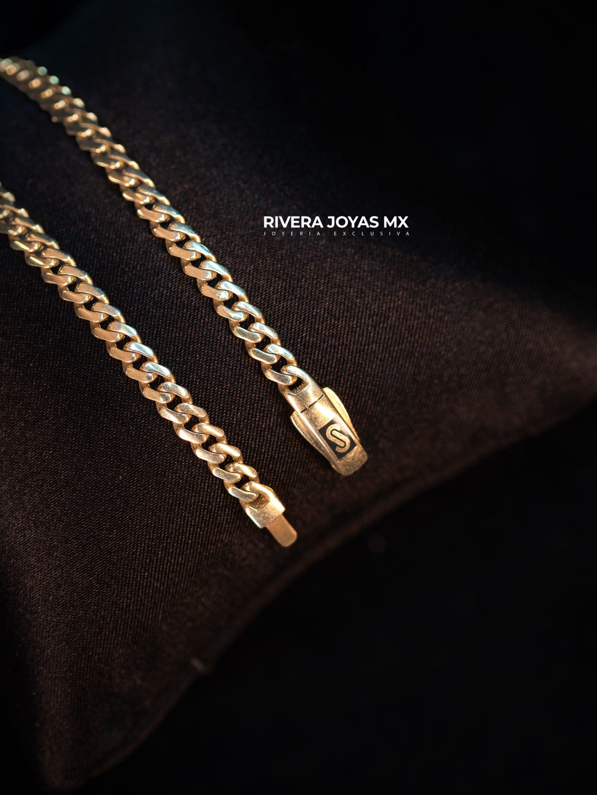 Pulso Monaco Chain 4 mm en Oro 14K