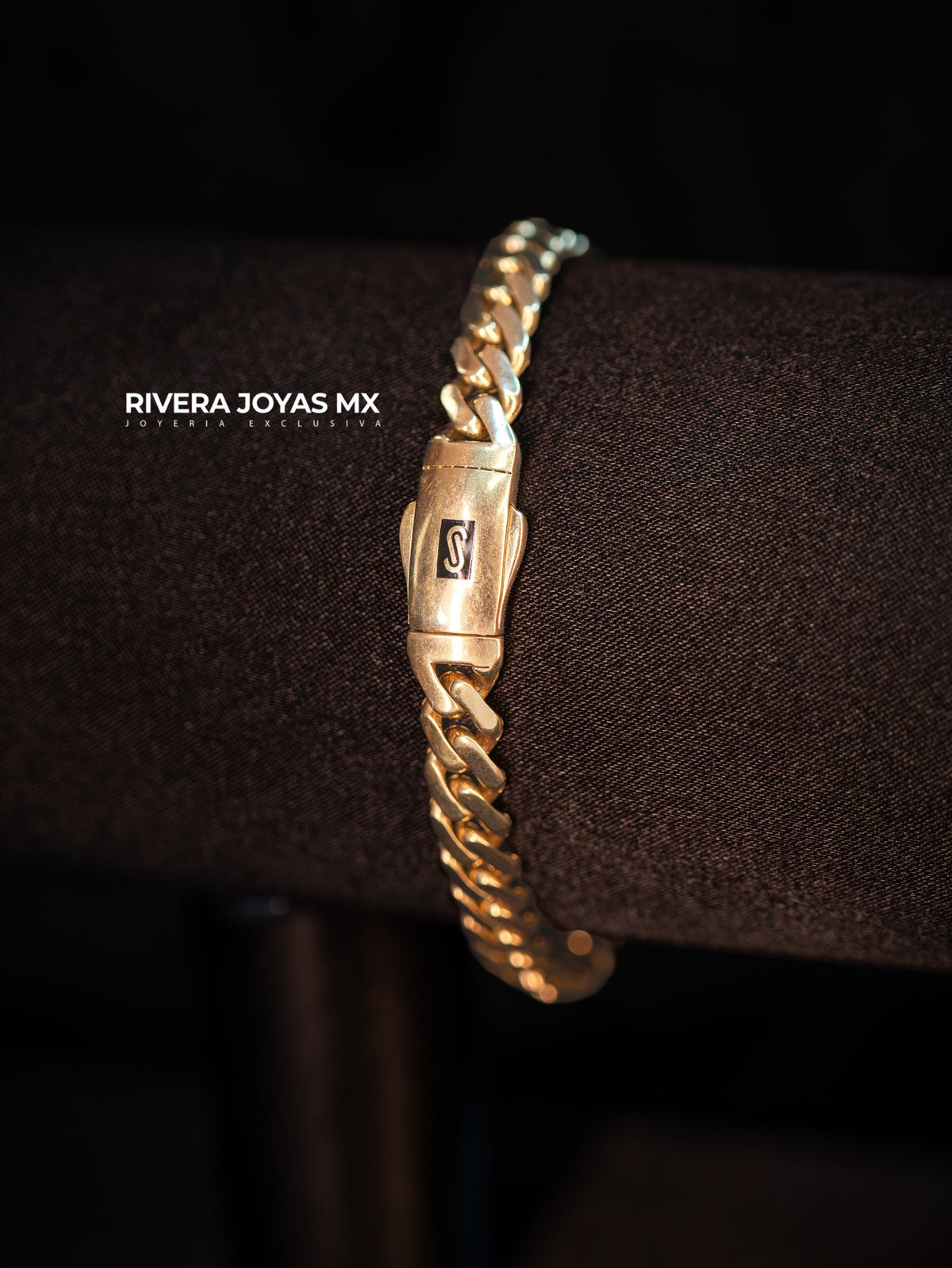 Pulso Monaco Chain Classic 6.5 mm en Oro 14k