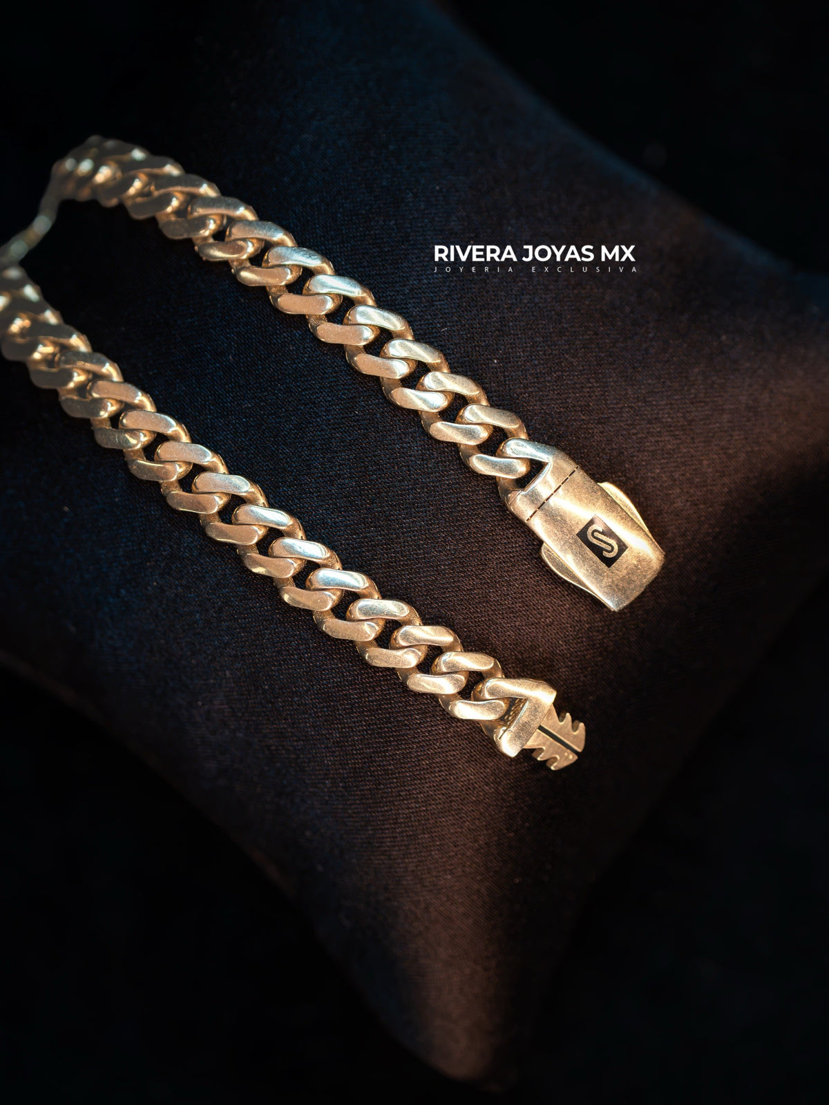 Pulso Monaco Chain Classic 6.5 mm en Oro 14k