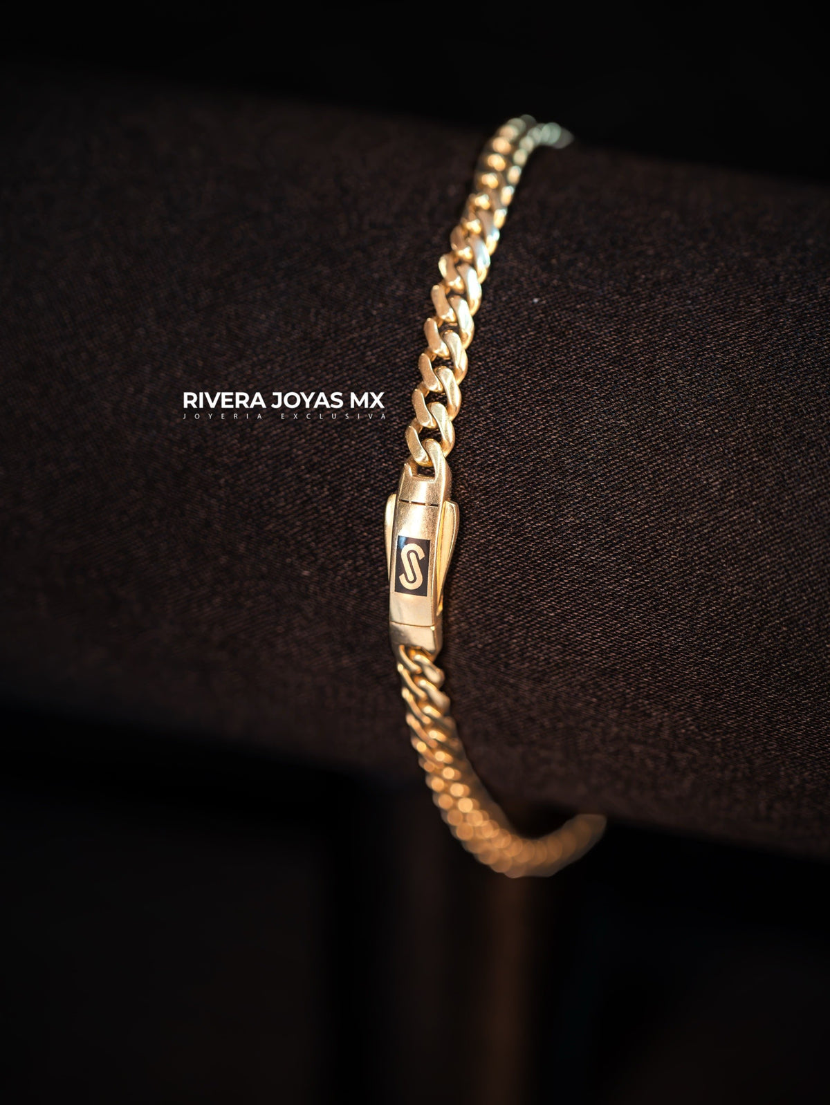 Pulso Monaco Chain 4 mm en Oro 14K