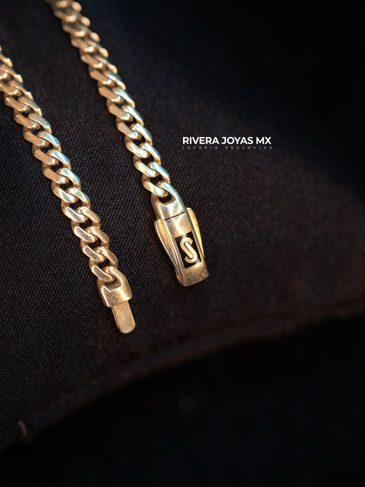 Pulso Monaco Chain 4 mm en Oro 14K