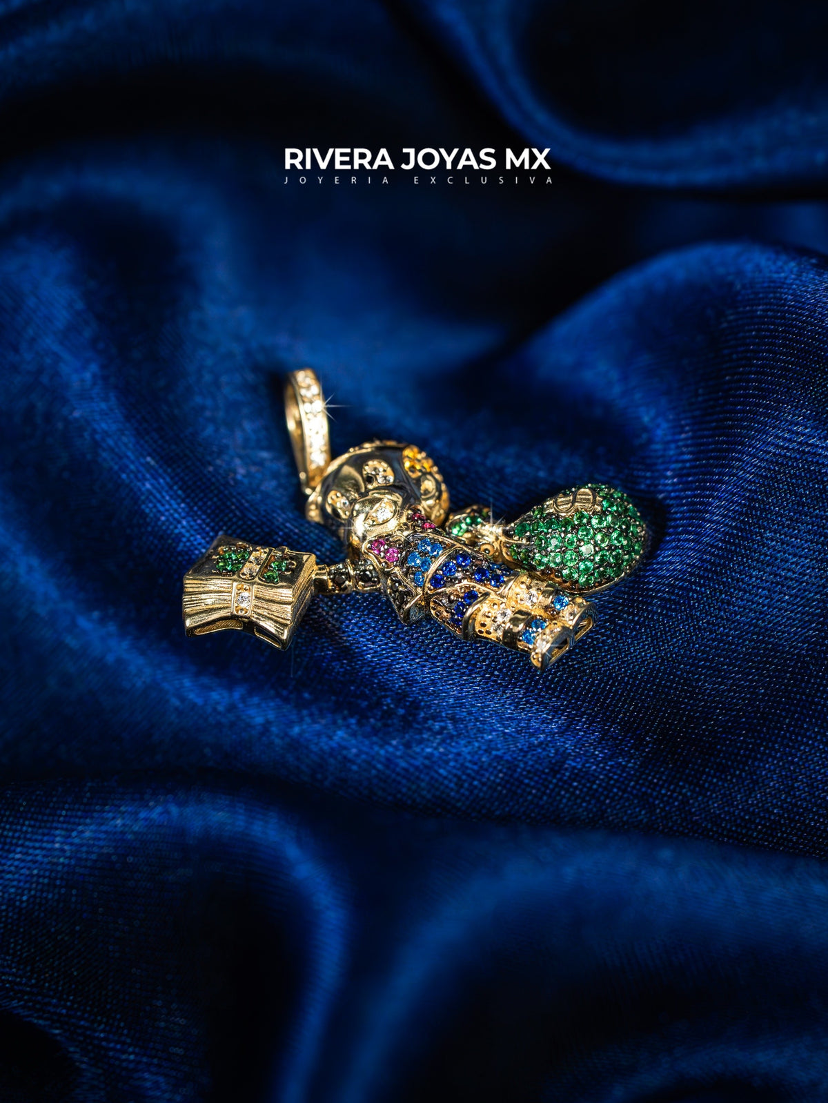 Dije de Rich Kid con zirconias 10k