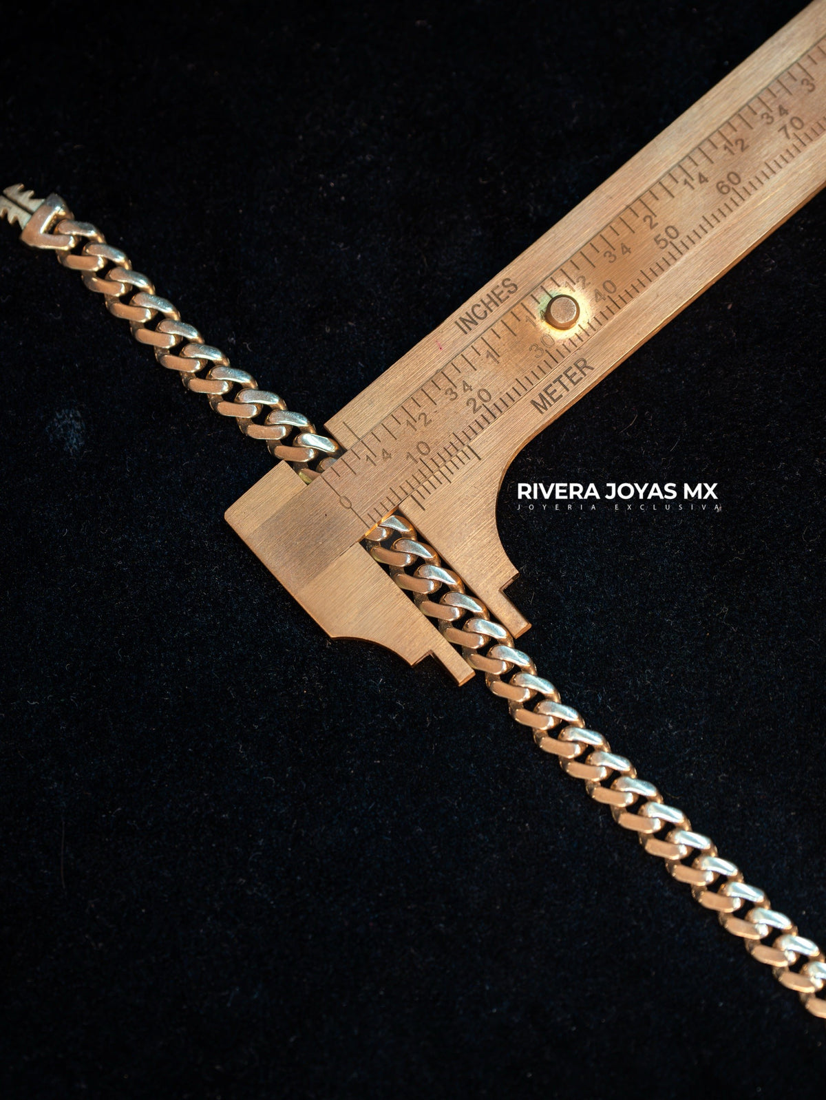 Pulso Monaco Chain Classic 6.5 mm en Oro 14k