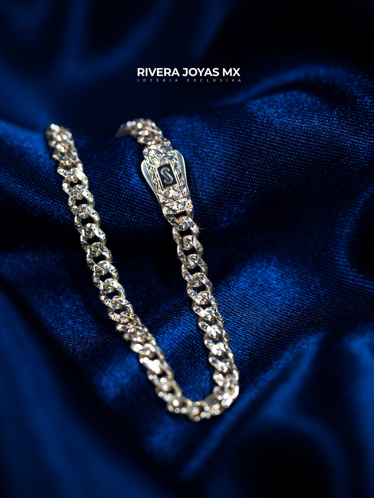 Pulso Mónaco diamantado 14k