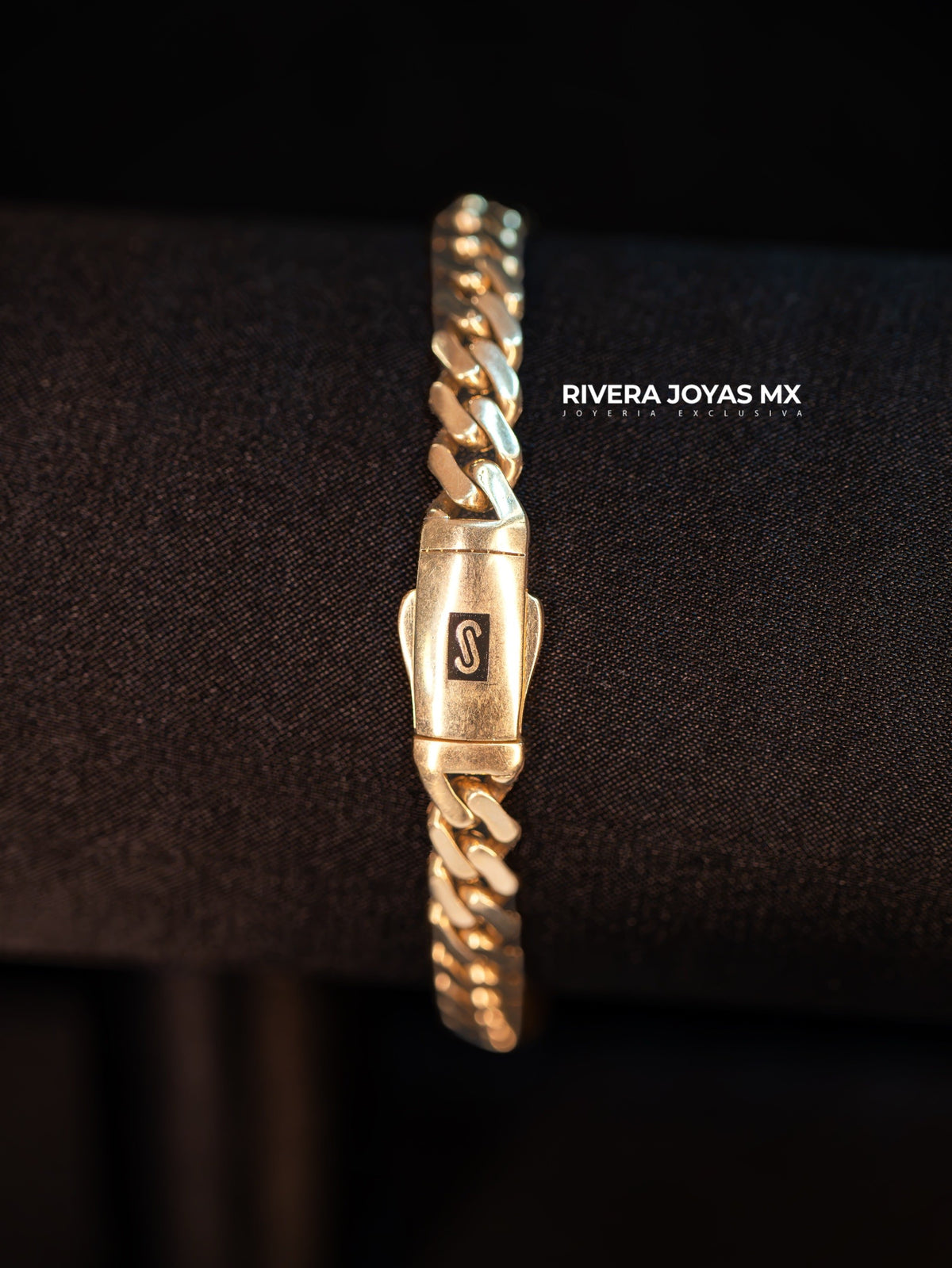 Pulso Monaco Chain Classic 6.5 mm en Oro 14k