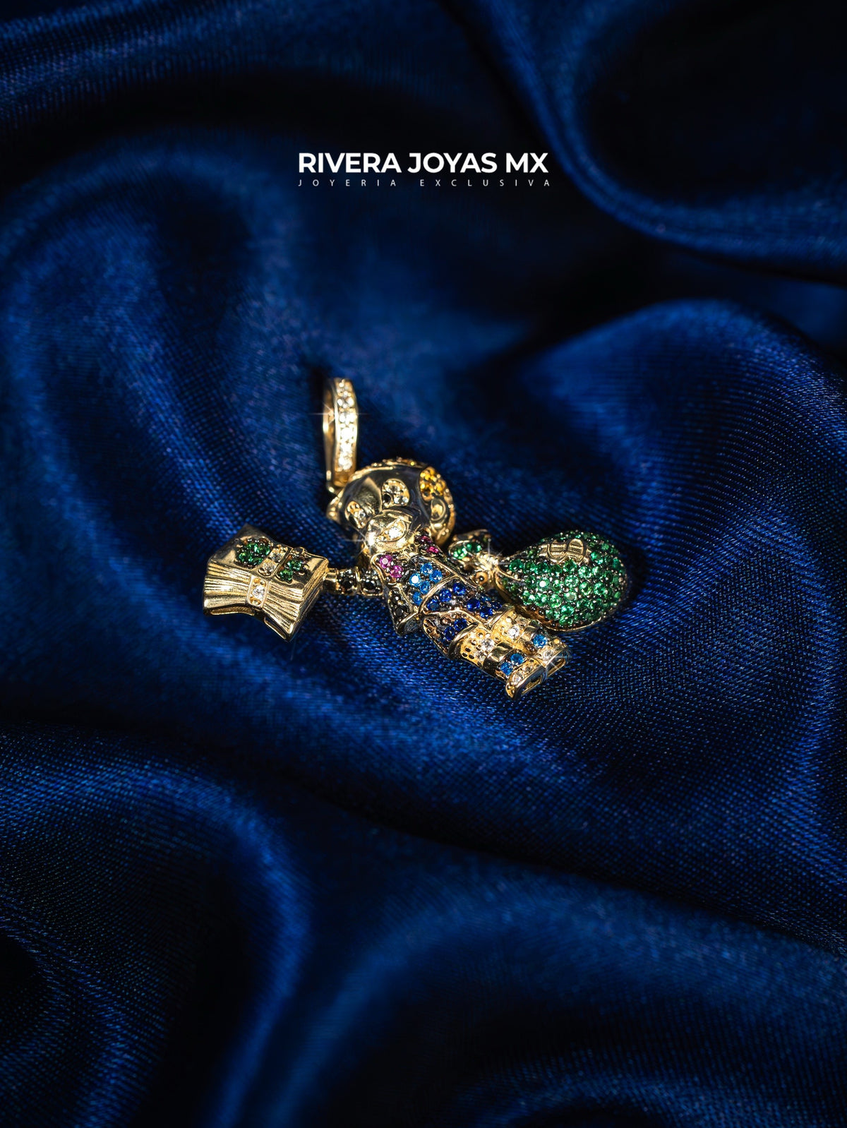 Dije de Rich Kid con zirconias 10k