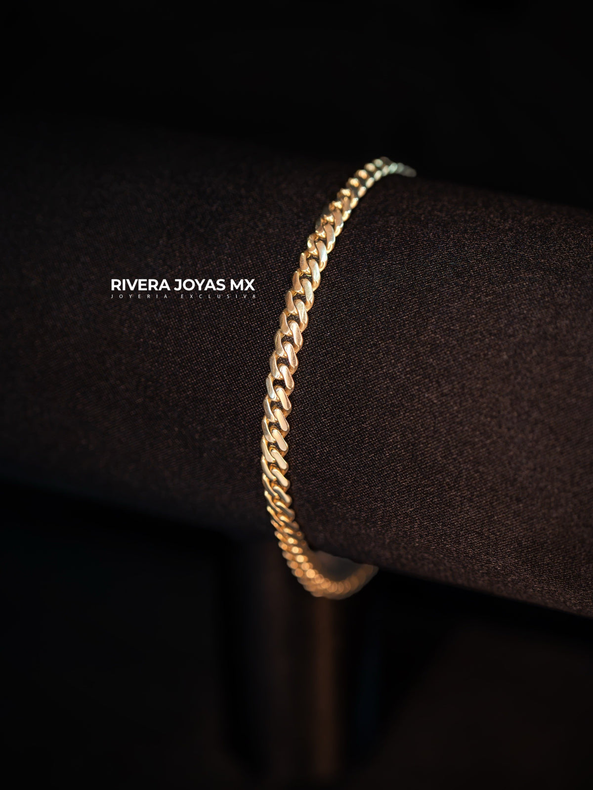 Pulso Monaco Chain 4 mm en Oro 14K