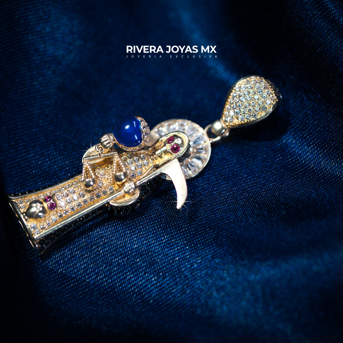 Dije de la Santa Muerte | Oro Italiano 10k