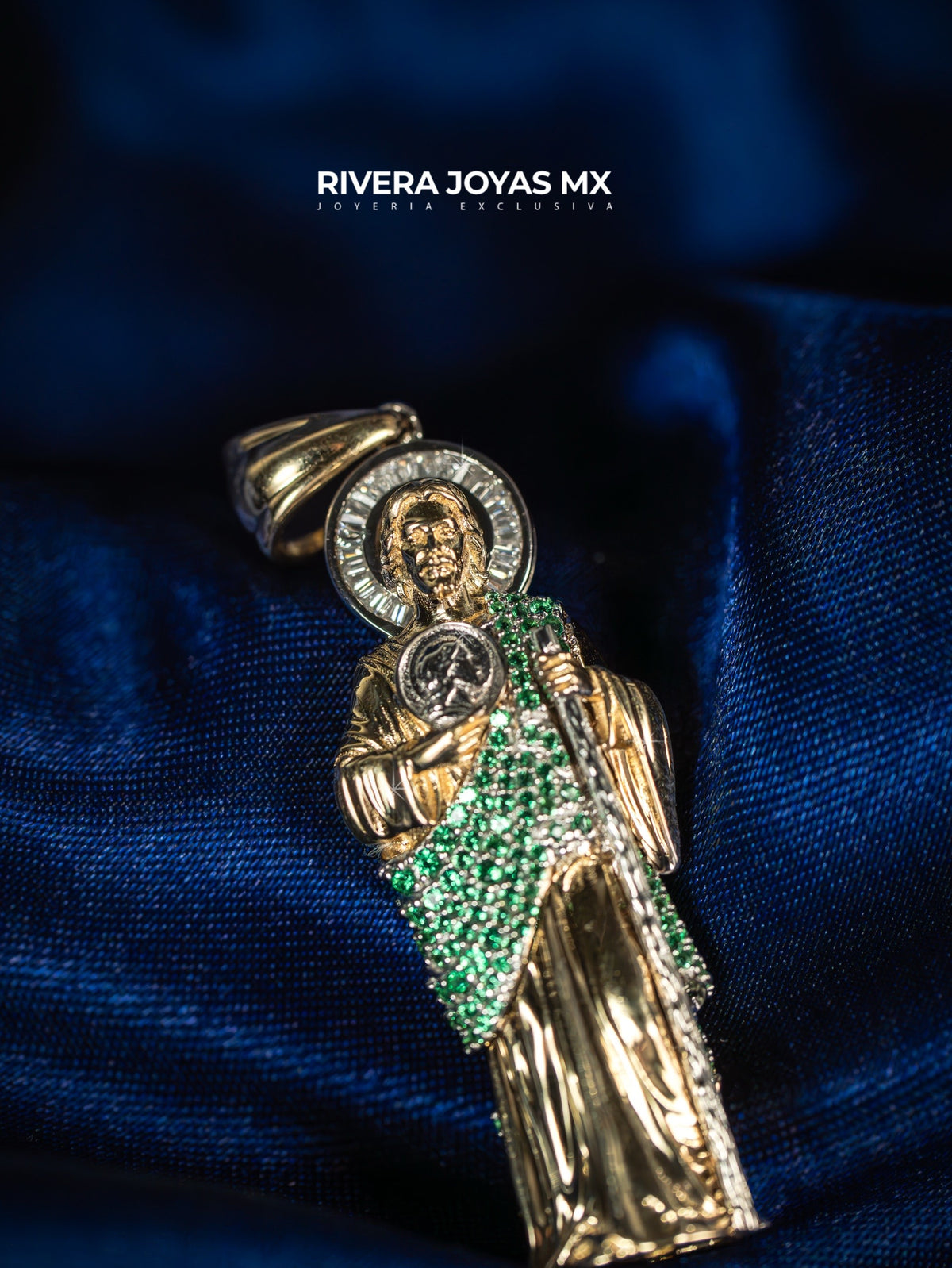 Dije de San judas 3D cuerpo completo grande 10k