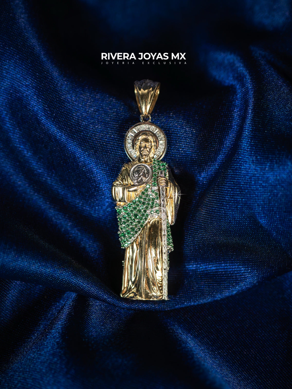 Dije de San judas 3D cuerpo completo grande 10k