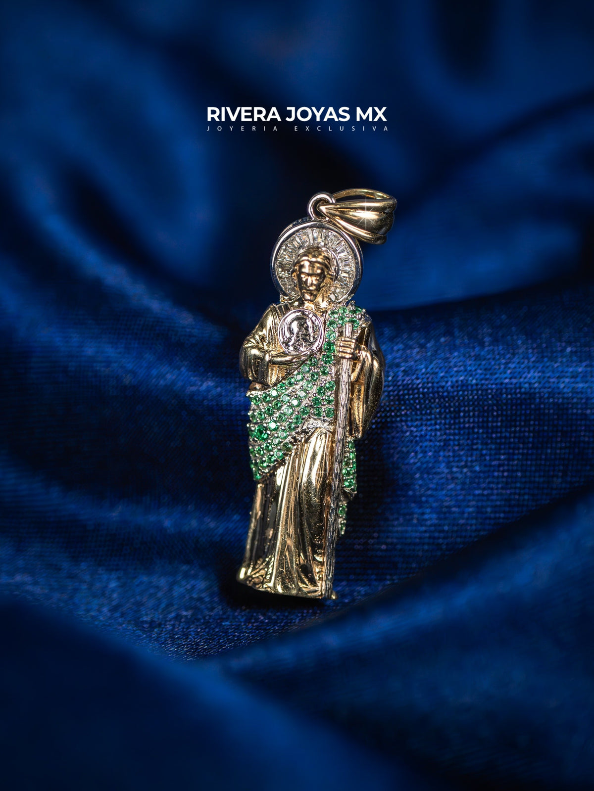 Dije de san judas 3D cuerpo completo mediano 10k
