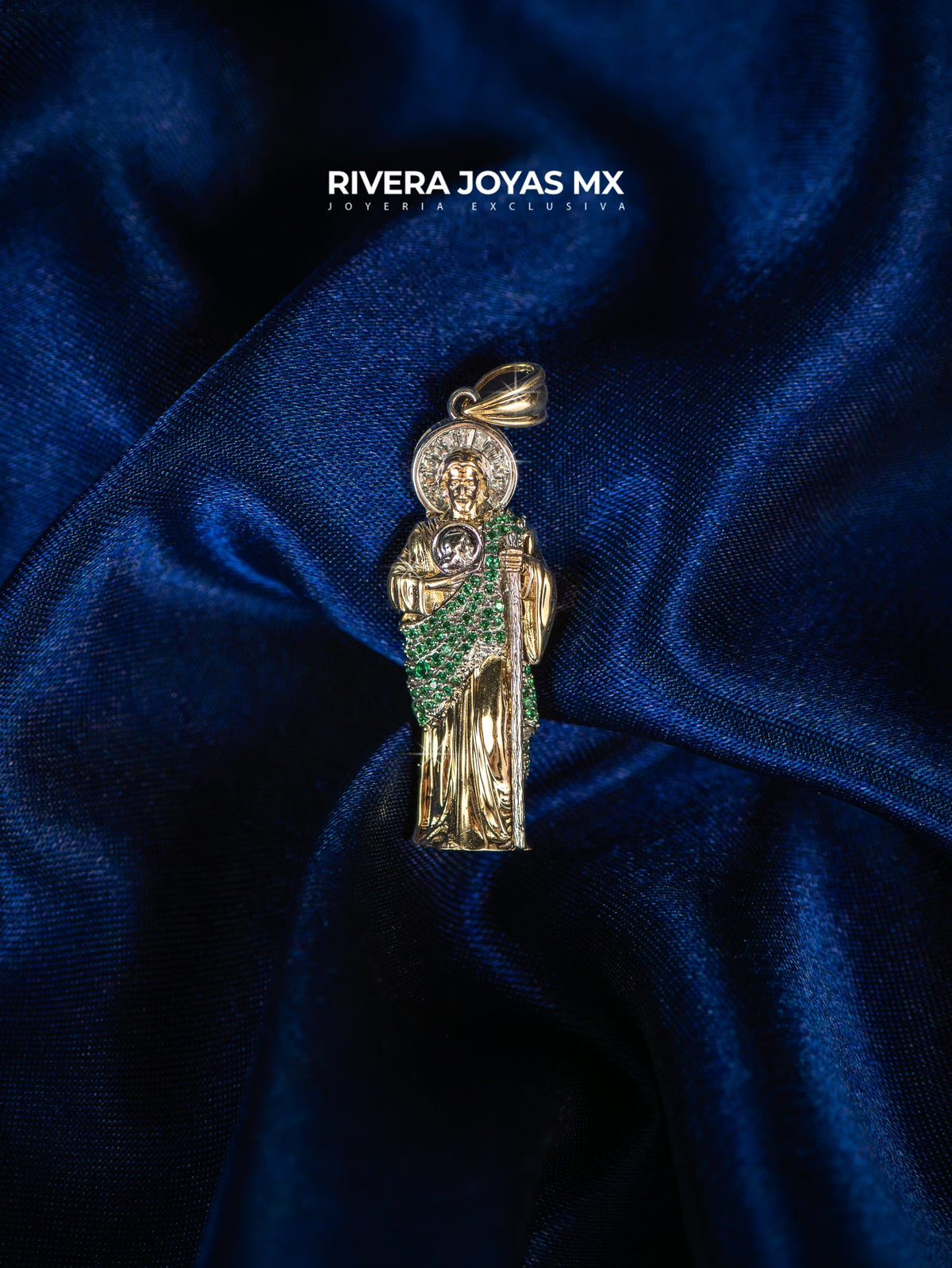 Dije de san judas 3D cuerpo completo mediano 10k