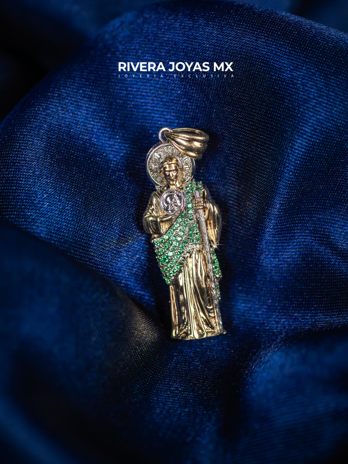 Dije de san judas 3D cuerpo completo mediano 10k