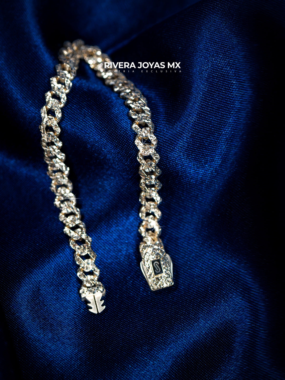 Pulso Mónaco Edge diamantado 14k