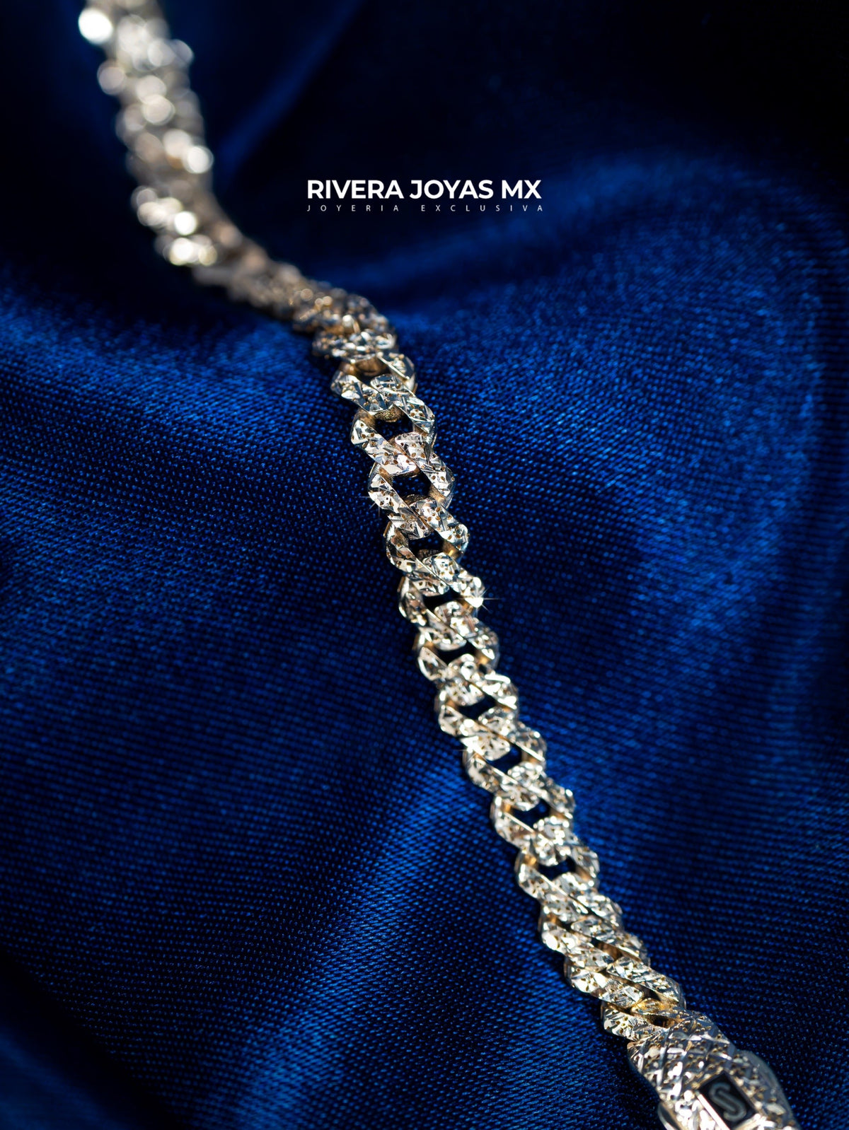 Pulso Mónaco Edge diamantado 14k