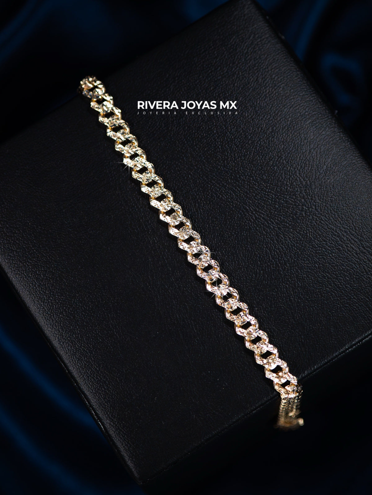 Pulso Mónaco Edge diamantado 14k
