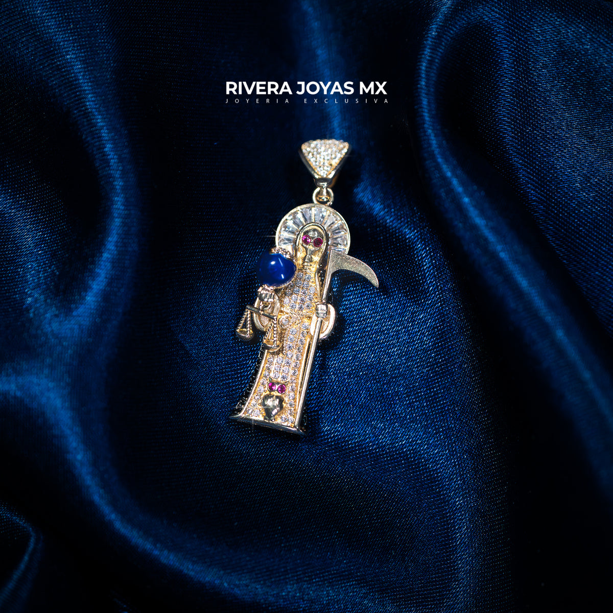 Dije de la Santa Muerte | Oro Italiano 10k