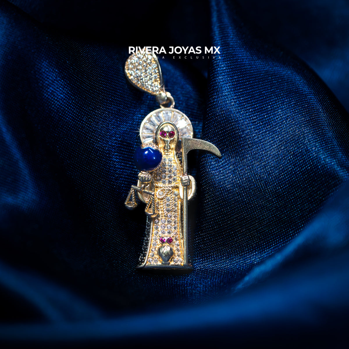 Dije de la Santa Muerte | Oro Italiano 10k