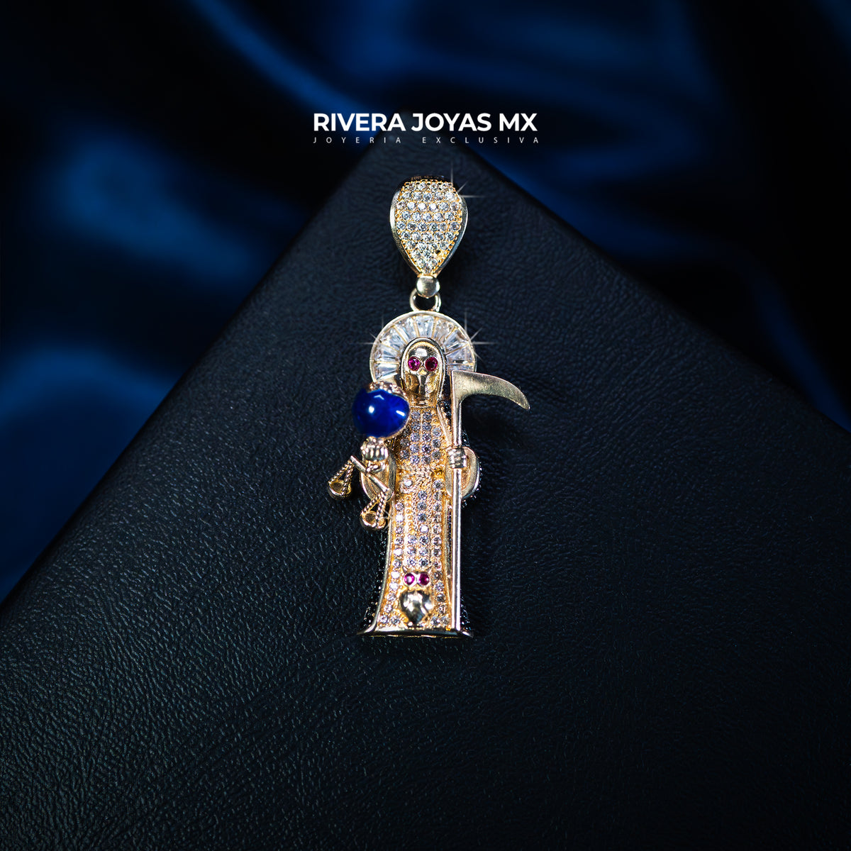 Dije de la Santa Muerte | Oro Italiano 10k